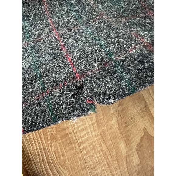 Vintage USA made WOOLRICH thick wool Malone pants 38x29 windowpane Hunting AS-IS - Picture 8 of 9